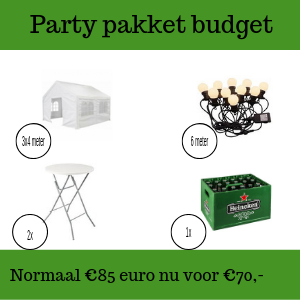 Party pakket budget huren in Gorinchem